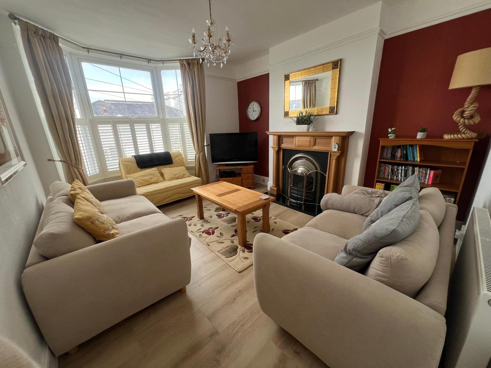 Spacious First Floor Family Flat, Sea View Torquay Exteriér fotografie